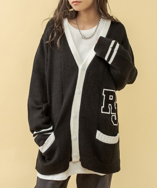 RASVOA(ラスボア)の「RJレタードカーディガン(カーディガン/ボレロ・レディース・グレー/ブラック・FREE)」の17枚目の写真