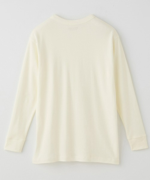 BODY WILD(ボディーワイルド)の「BODYWILD/ボディワイルド クルーネックロングスリーブ アウターTシャツ・保温(Tシャツ/カットソー・メンズ・ホワイト/ブラック・MEDIUM/LARGE)」の5枚目の写真