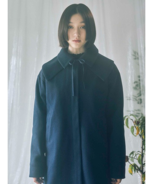 merry jenny（メリージェニー）の「バックリボンcollar（付け襟・レディース・アイボリー/ブラック/ネイビー・FREE）」の3枚目の写真