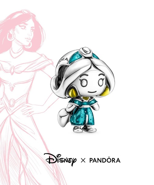 【Pandora】チャーム Disney アラジン PANDORA（パンドラ）の「ディズニー アラジン チャーム セット