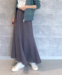 RIVE DROITE | 軽やかで上品な素材が女性らしさを演出　ツイルロングスカート(スカート)