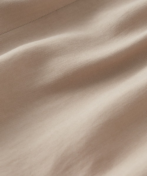 RIVE DROITE（リヴドロワ）の「軽やかで上品な素材が女性らしさを演出　ツイルロングスカート（スカート・レディース・ベージュ/チャコールグレー・36/38）」の4枚目の写真