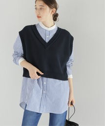 JOURNAL STANDARD relume | Vネッククロップドニットベスト(ベスト)