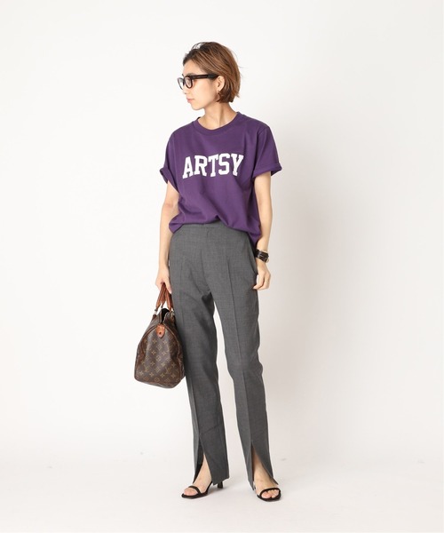 CINOH（チノ）の「【CINOH/チノ】 SLIT パンツ（その他パンツ・レディース・チャコールグレー・34/38/36）」の19枚目の写真