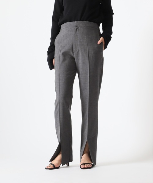 CINOH（チノ）の「【CINOH/チノ】 SLIT パンツ（その他パンツ・レディース・チャコールグレー・34/38/36）」の4枚目の写真