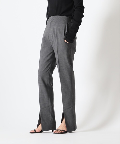 CINOH（チノ）の「【CINOH/チノ】 SLIT パンツ（その他パンツ・レディース・チャコールグレー・34/38/36）」の10枚目の写真