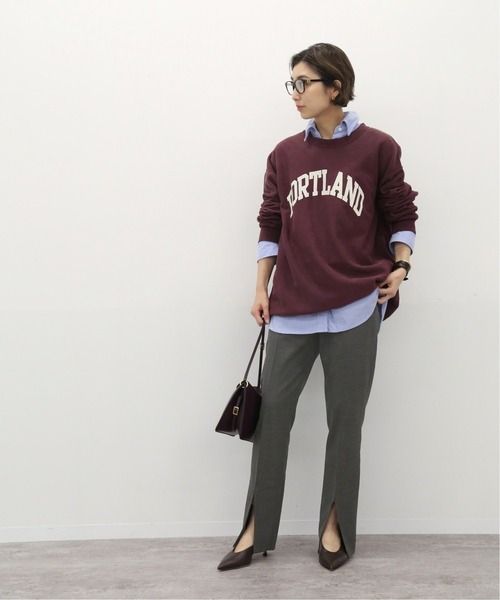 CINOH（チノ）の「【CINOH/チノ】 SLIT パンツ（その他パンツ・レディース・チャコールグレー・34/38/36）」の15枚目の写真