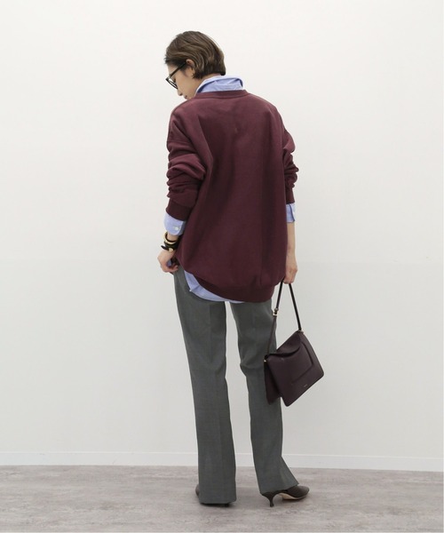 CINOH（チノ）の「【CINOH/チノ】 SLIT パンツ（その他パンツ・レディース・チャコールグレー・34/38/36）」の5枚目の写真