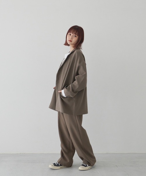 flaner（フラネ）の「ルーズスラックスパンツ【ユニセックス対応