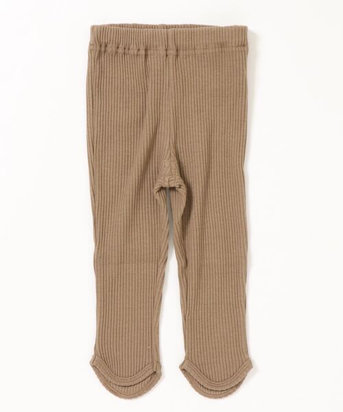 studio mini（スタディオ ミニ）の「９分丈レギンス（その他パンツ・キッズ・ブラウン/ホワイト/ベージュ・100/130/110/80/120/90）」の2枚目の写真