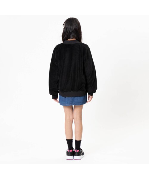 algy（アルジー）の「裏フリースリバーシブルブルゾン（ブルゾン・キッズ・カーキ/ピンク/ブラック・XX-SMALL/XXX-SMALL/MEDIUM/X-SMALL/SMALL）」の4枚目の写真