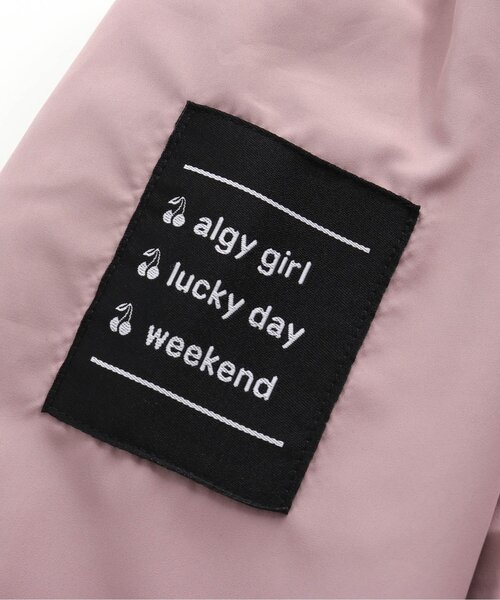 algy（アルジー）の「裏フリースリバーシブルブルゾン（ブルゾン・キッズ・カーキ/ピンク/ブラック・XX-SMALL/XXX-SMALL/MEDIUM/X-SMALL/SMALL）」の12枚目の写真