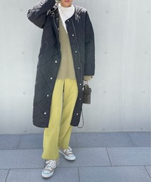 キルティングリバーシブルコート