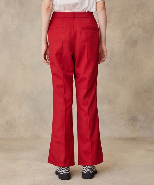 PUBLIC TOKYO（パブリックトウキョウ）の「タフスラックス/フレア（スラックス・レディース・レッド/ブラウン/アイボリー・1/2/3）」の17枚目の写真