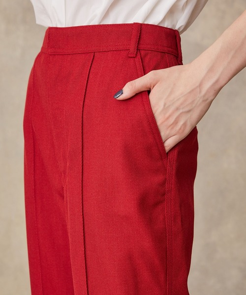 PUBLIC TOKYO（パブリックトウキョウ）の「タフスラックス/フレア（スラックス・レディース・レッド/ブラウン/アイボリー・1/2/3）」の22枚目の写真