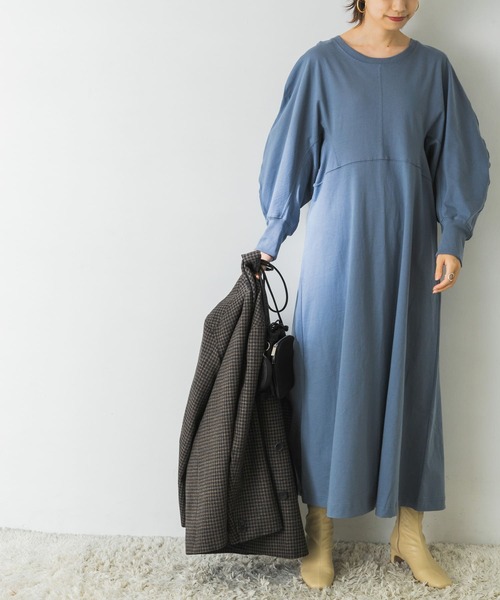 URBAN RESEARCH(アーバンリサーチ)の「デザインスリーブカットワンピース(ワンピース・レディース・モカ/ブルー系その他/キャメル・FREE)」の15枚目の写真