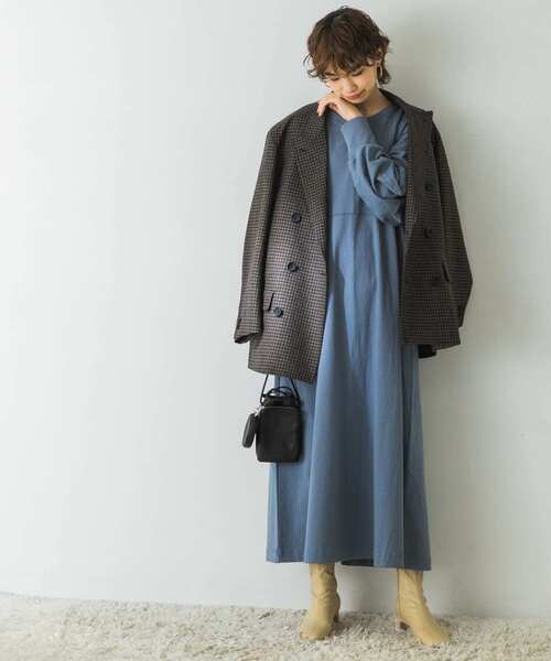 URBAN RESEARCH(アーバンリサーチ)の「デザインスリーブカットワンピース(ワンピース・レディース・モカ/ブルー系その他/キャメル・FREE)」の20枚目の写真