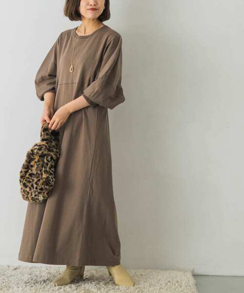 URBAN RESEARCH(アーバンリサーチ)の「デザインスリーブカットワンピース(ワンピース・レディース・モカ/ブルー系その他/キャメル・FREE)」の22枚目の写真