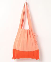 <SPRUCE/スプルス>ツートーンプリーツトート