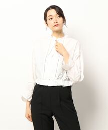 ehka sopo | ショート丈フリル衿ブラウス(シャツ/ブラウス)