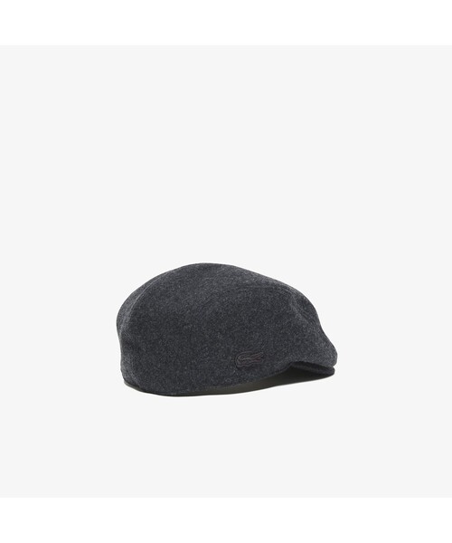 LACOSTE（ラコステ）の「メルトンシグネチャーハンチング（ハンチング/ベレー帽・メンズ・ネイビー/チャコール・FREE）」の8枚目の写真