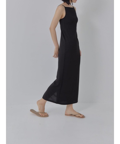 Ayla(アイラ)の「boat neck long cami(ワンピース・レディース・ベージュ/ブラック・FREE)」の13枚目の写真