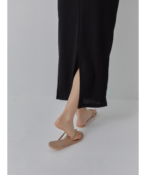 Ayla(アイラ)の「boat neck long cami(ワンピース・レディース・ベージュ/ブラック・FREE)」の15枚目の写真