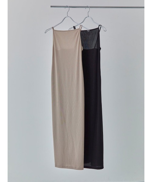 Ayla(アイラ)の「boat neck long cami(ワンピース・レディース・ベージュ/ブラック・FREE)」の17枚目の写真