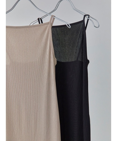 Ayla(アイラ)の「boat neck long cami(ワンピース・レディース・ベージュ/ブラック・FREE)」の18枚目の写真
