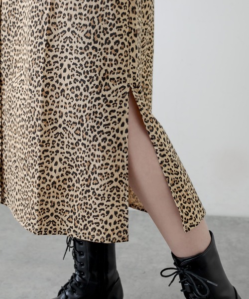 RASVOA（ラスボア）の「パターンスリットロングシャツ（シャツワンピース・レディース・ブラウン/オフホワイト・FREE）」の20枚目の写真