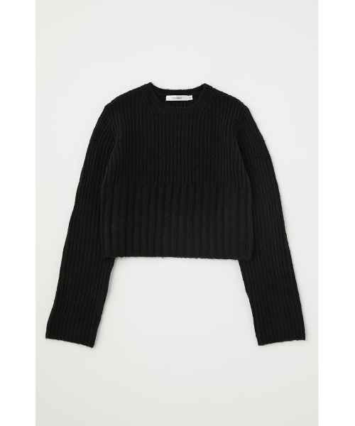 MOUSSY(マウジー)の「COMPACT RIB ニット(ニット/セーター・レディース・ブラック/カーキ/アイボリー/ライトイエロー・FREE)」の16枚目の写真