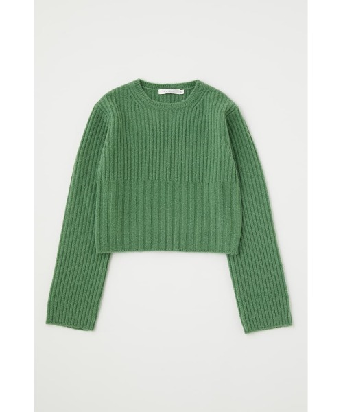 MOUSSY(マウジー)の「COMPACT RIB ニット(ニット/セーター・レディース・ブラック/カーキ/アイボリー/ライトイエロー・FREE)」の14枚目の写真
