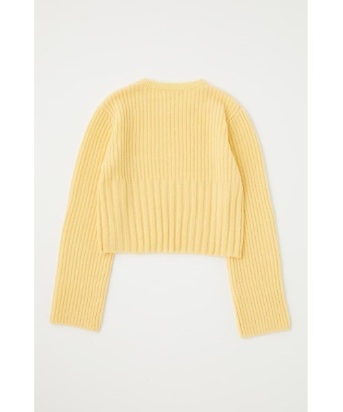 MOUSSY(マウジー)の「COMPACT RIB ニット(ニット/セーター・レディース・ブラック/カーキ/アイボリー/ライトイエロー・FREE)」の9枚目の写真