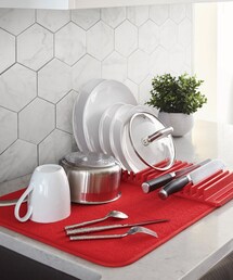 212 KITCHEN STORE（トゥワントゥキッチンストア）の「◆UMBRA (アンブラ) ユードライ ドライングマット RD（掃除グッズ）」