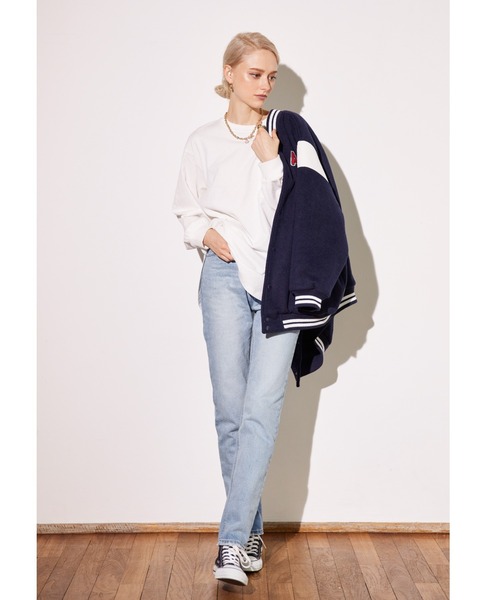ALEXIA STAM（アリシアスタン）の「Regular Tapered Denim Pants/レギュラーテーパードデニムパンツ（デニムパンツ・レディース・ブルー/ブラック系その他・S/M/XS）」の5枚目の写真