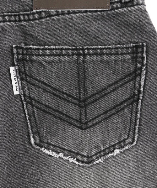 ALEXIA STAM（アリシアスタン）の「Regular Tapered Denim Pants/レギュラーテーパードデニムパンツ（デニムパンツ・レディース・ブルー/ブラック系その他・S/M/XS）」の10枚目の写真