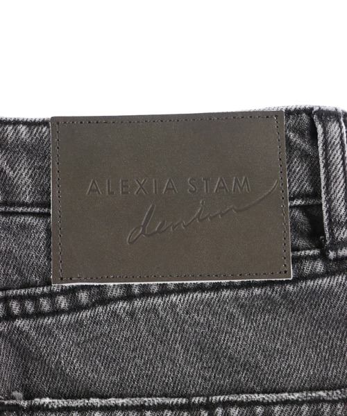 ALEXIA STAM（アリシアスタン）の「Regular Tapered Denim Pants/レギュラーテーパードデニムパンツ（デニムパンツ・レディース・ブルー/ブラック系その他・S/M/XS）」の11枚目の写真