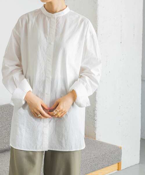 URBAN RESEARCH(アーバンリサーチ)の「ビッグカラーエンブロイダリーシャツ(シャツ/ブラウス・レディース・ブラック/オフホワイト・FREE)」の16枚目の写真