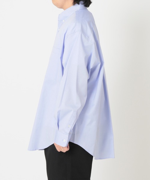 JOURNAL STANDARD relume(ジャーナルスタンダード レリューム)の「【relume SPORTS WEAR】ボタンダウン オーバーサイズ レギュラーシャツ(シャツ/ブラウス・メンズ・パープル/ブルー/グリーン・MEDIUM/LARGE)」の17枚目の写真