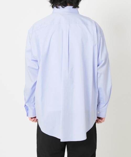 JOURNAL STANDARD relume(ジャーナルスタンダード レリューム)の「【relume SPORTS WEAR】ボタンダウン オーバーサイズ レギュラーシャツ(シャツ/ブラウス・メンズ・パープル/ブルー/グリーン・MEDIUM/LARGE)」の18枚目の写真