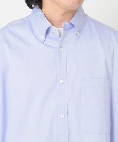 JOURNAL STANDARD relume(ジャーナルスタンダード レリューム)の「【relume SPORTS WEAR】ボタンダウン オーバーサイズ レギュラーシャツ(シャツ/ブラウス・メンズ・パープル/ブルー/グリーン・MEDIUM/LARGE)」の20枚目の写真