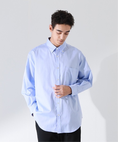 JOURNAL STANDARD relume(ジャーナルスタンダード レリューム)の「【relume SPORTS WEAR】ボタンダウン オーバーサイズ レギュラーシャツ(シャツ/ブラウス・メンズ・パープル/ブルー/グリーン・MEDIUM/LARGE)」の13枚目の写真