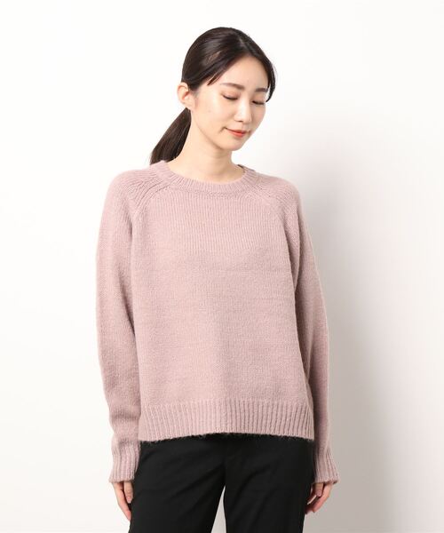 ehka sopo（エヘカソポ）の「透かし編み衿付ニット（ニット/セーター・レディース・ピンク/ミント/オフホワイト・ﾌﾘ-）」の11枚目の写真