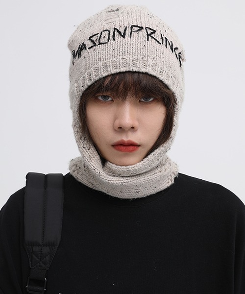 MASONPRINCE サイドラインニット MASONPRINCE セーター ニット オーバーサイズポロネックボーダー