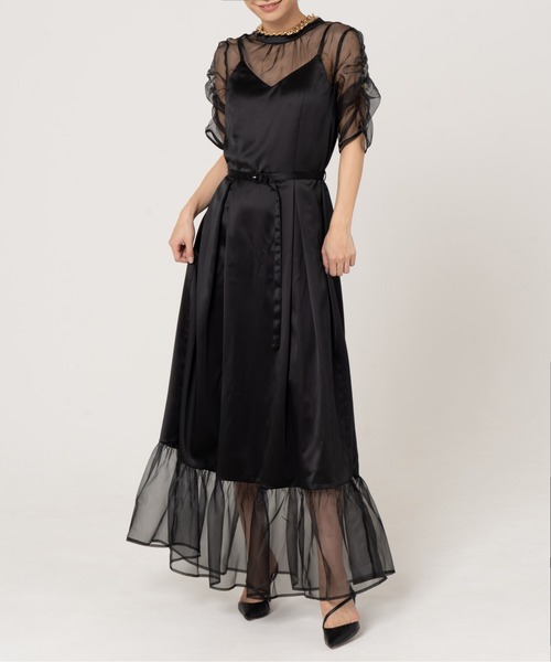 My shawty（ﾏｲｼｬｳﾃｨｰ）の「chicago satin day dress（ドレス）」 - WEAR