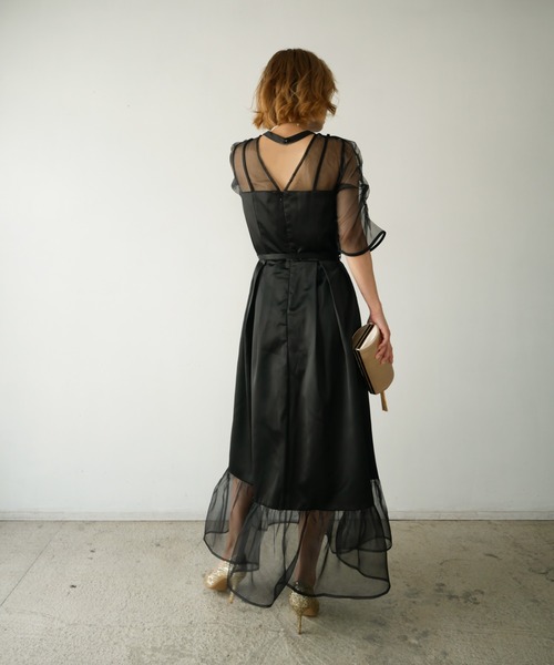 My shawty（ﾏｲｼｬｳﾃｨｰ）の「chicago satin day dress（ドレス）」 - WEAR