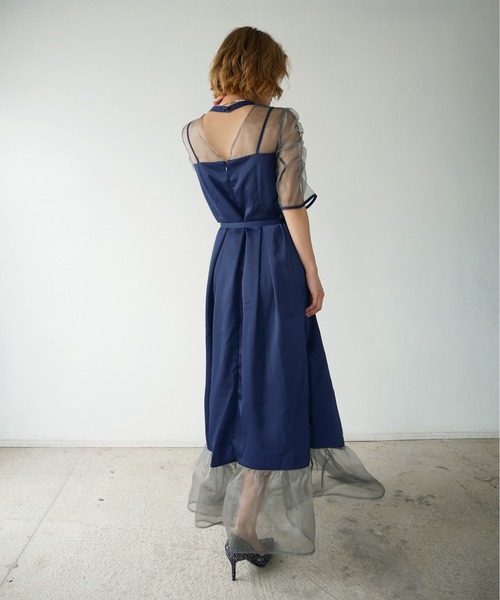 My shawty（ﾏｲｼｬｳﾃｨｰ）の「chicago satin day dress（ドレス）」 - WEAR