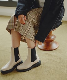 N.（N. Natural Beauty Basic） | 【追加生産】サイドゴアミドルブーツ(ブーツ)