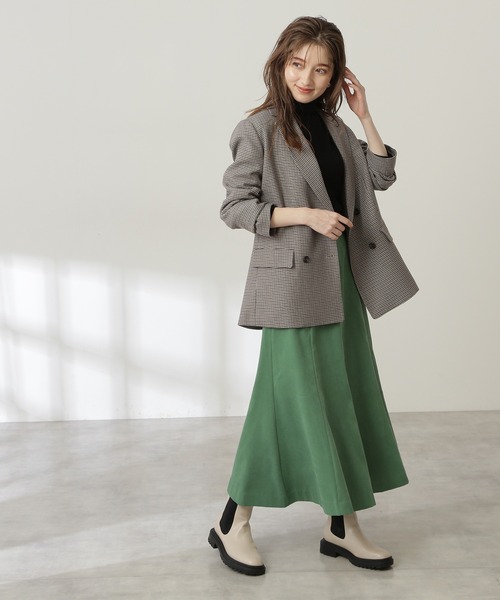 N.（N. Natural Beauty Basic）（エヌエヌナチュラルビューティーベーシック）の「【追加生産】サイドゴアミドルブーツ（ブーツ・レディース・ホワイト/ブラック・MEDIUM/LARGE）」の9枚目の写真