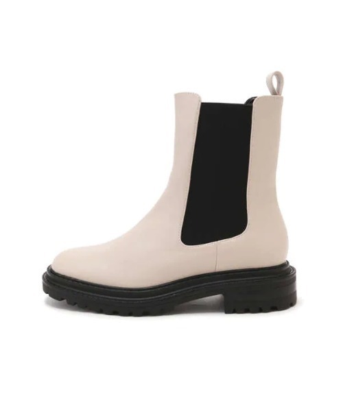 N.（N. Natural Beauty Basic）（エヌエヌナチュラルビューティーベーシック）の「【追加生産】サイドゴアミドルブーツ（ブーツ・レディース・ホワイト/ブラック・MEDIUM/LARGE）」の16枚目の写真
